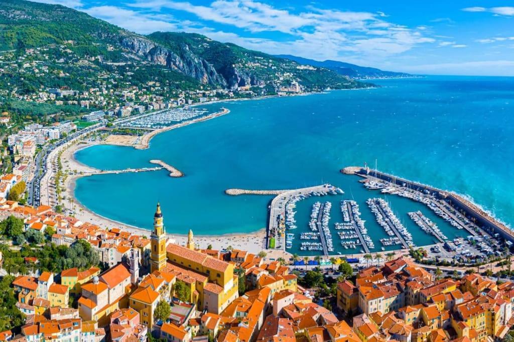 Riviera Prestige - Front De Mer - Terrasse - Parking Roquebrune-Cap-Martin Exterior photo